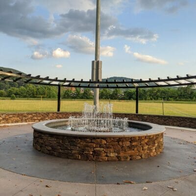 Fountain at River's Edge Park North
