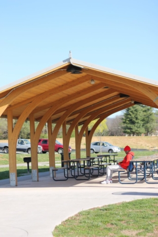 Park shelter at Countryside Park in Roanoke, Virginia