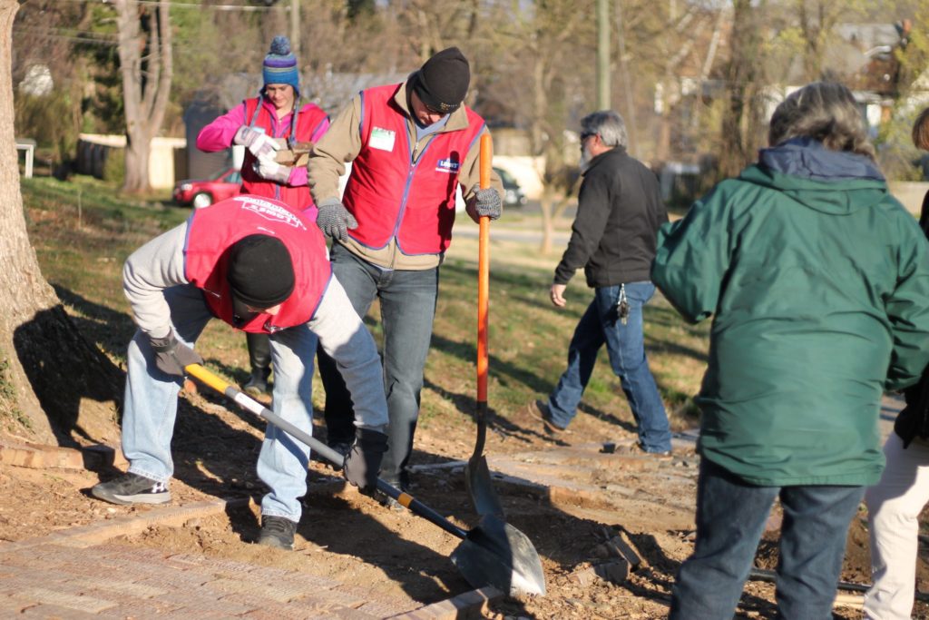 Replacing the path in Roanoke's Melrose Park