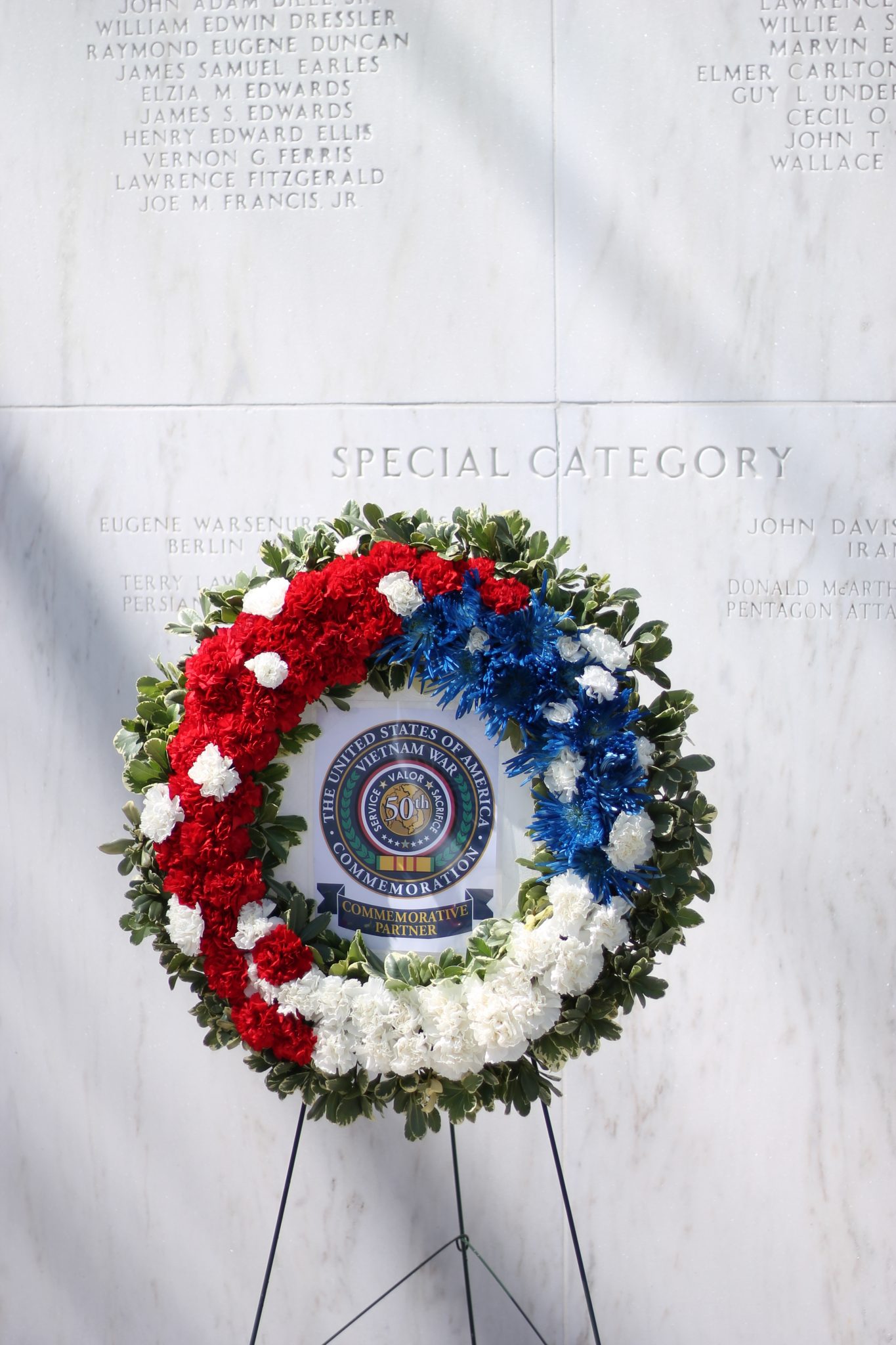 Wreath for Vietnam War Veterans
