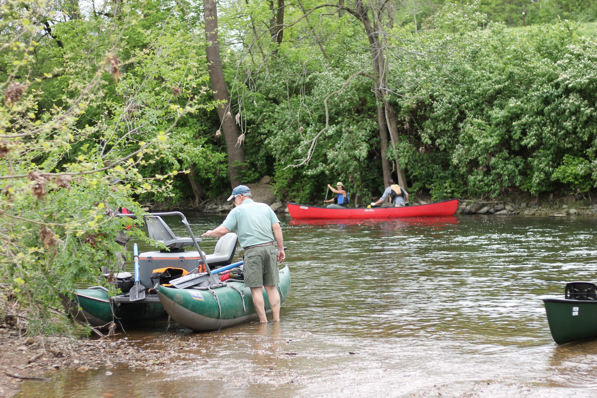 Volunteers Getting Ready to Clean the Roanoke River