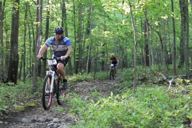 Mountain bike race in Roanoke