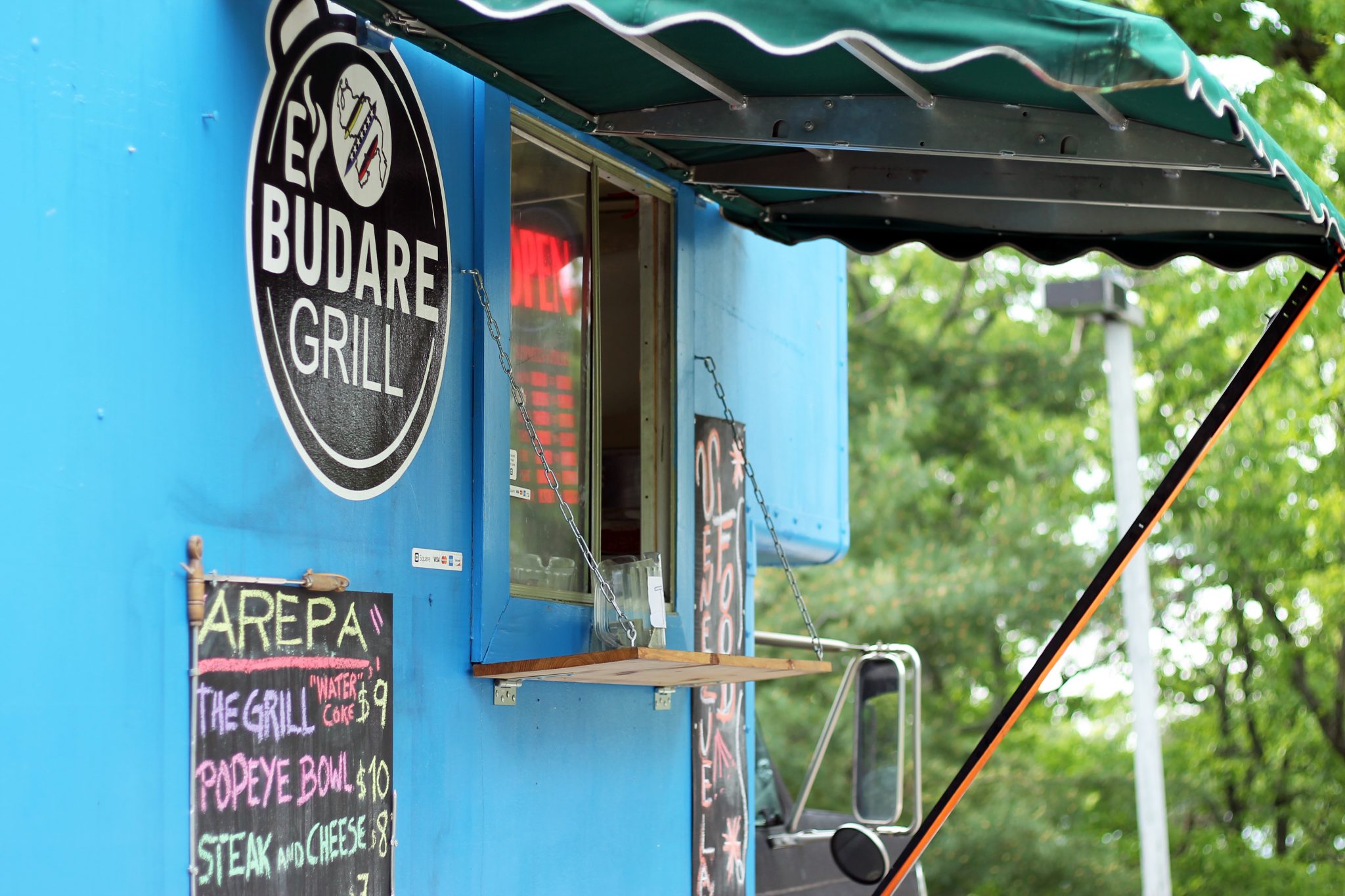 El Budare Grill arepa food truck in Roanoke