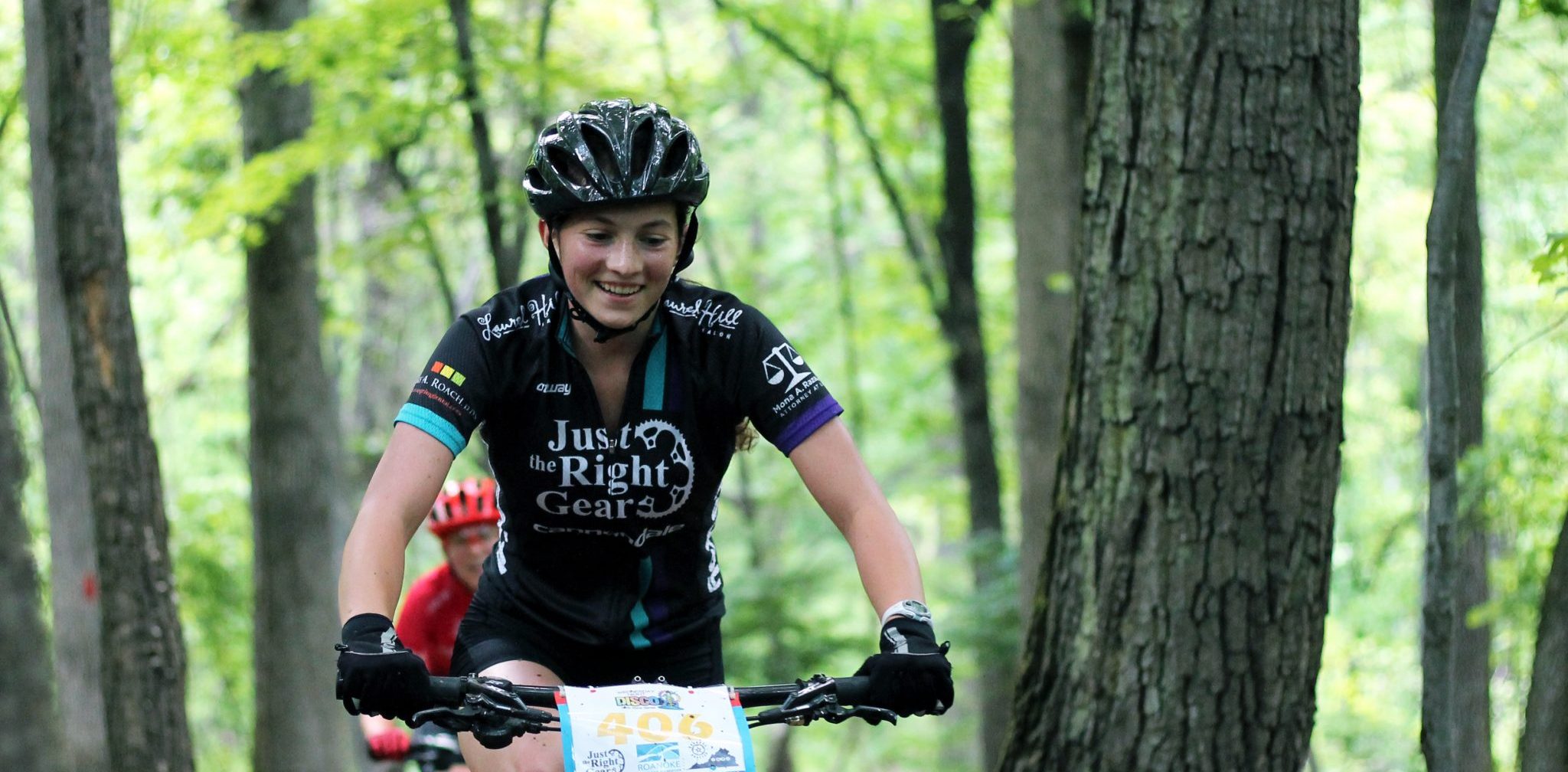 Sidewinder mountain biking trail in Mill Mountain Park in Roanoke