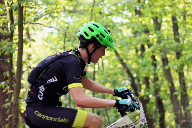 Evening mountain bike ride in Roanoke