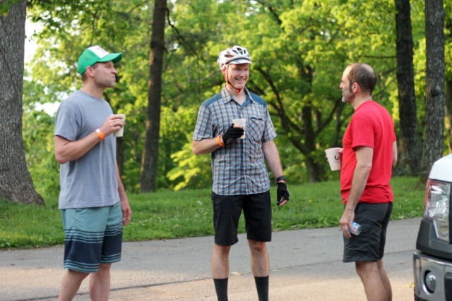 Mountain bike race in Roanoke, Virginia