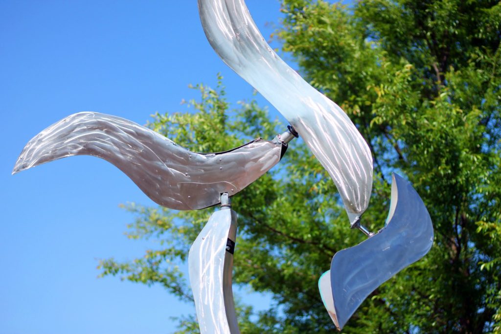 Birds Sculpture by Jim Collins in Roanoke's Elmwood Park