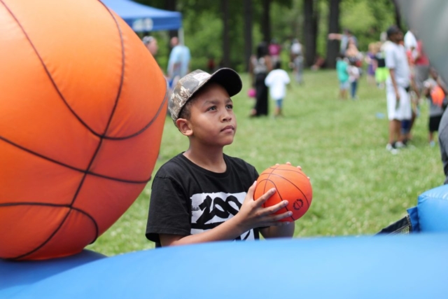 Basketball at Roanoke Kids to Parks Day