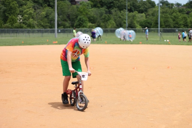 Pixie Bike Rider at Roanoke Kids to Parks Day