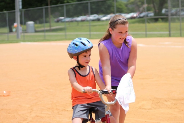 Pixie Bike Rider at Roanoke Kids to Parks Day