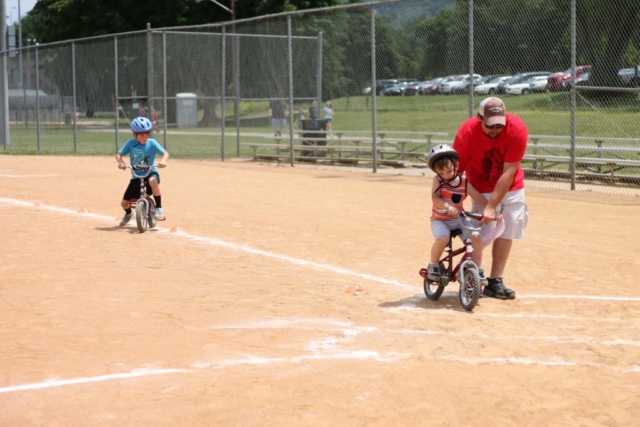 Pixie Bike Rider at Roanoke Kids to Parks Day