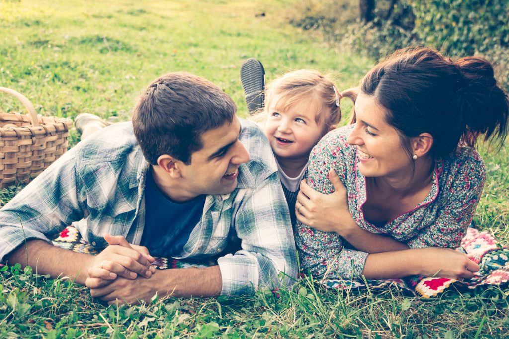 Family outside