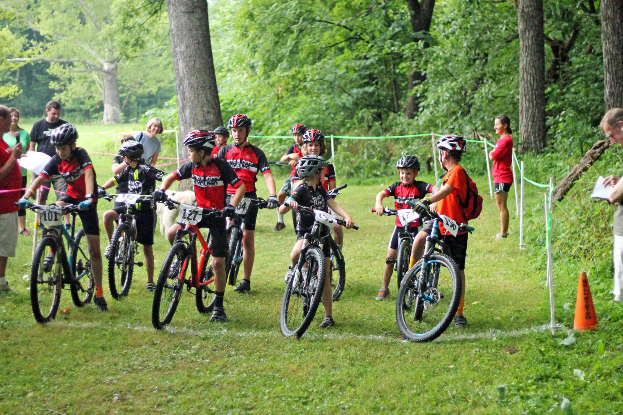 Fishburn youth mountain bikers prepare for another race