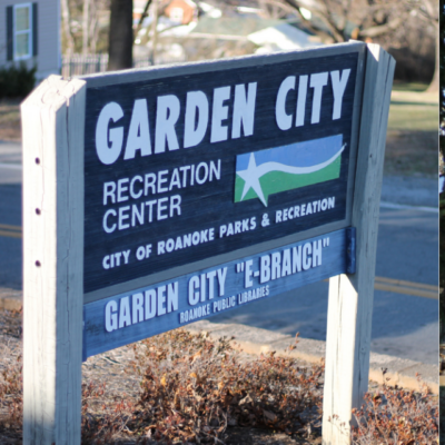 Images of recreation centers and signs