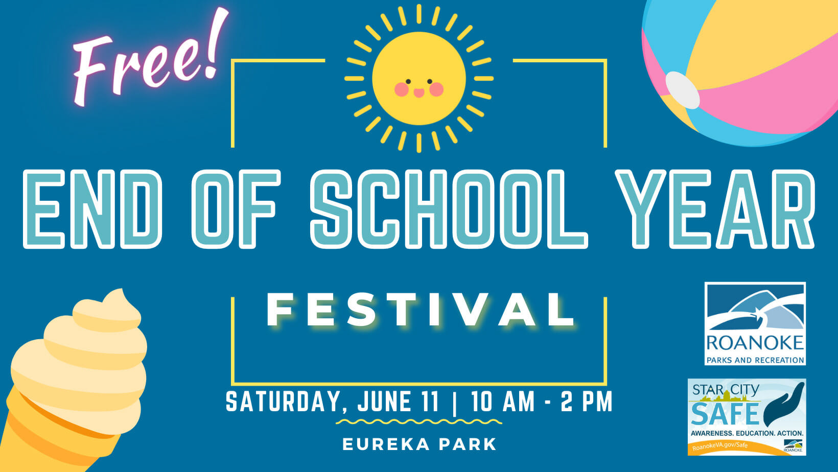 End of School Year Festival Facebook Post Facebook Cover