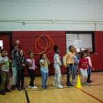 CIAA Athlete visit at Eureka Rec Center