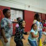 CIAA Athlete visit at Eureka Rec Center