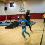 CIAA Athlete visit at Eureka Rec Center