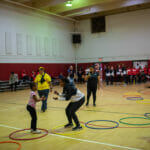 CIAA Athlete visit at Eureka Rec Center