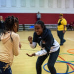 CIAA Athlete visit at Eureka Rec Center