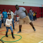 CIAA Athlete visit at Eureka Rec Center