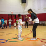 CIAA Athlete visit at Eureka Rec Center