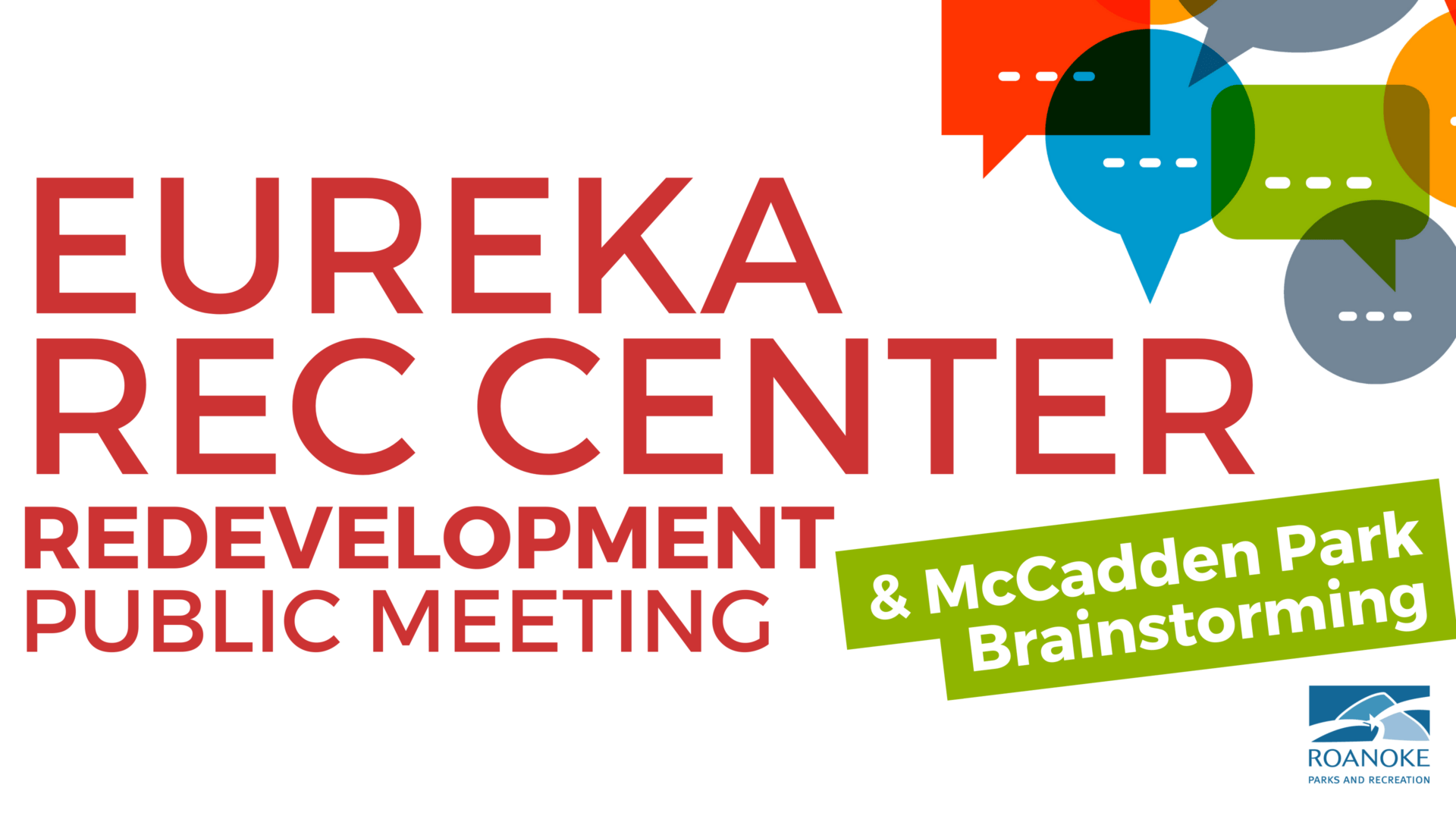 4th Eureka Rec Center FB event