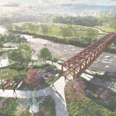 in river park rendering