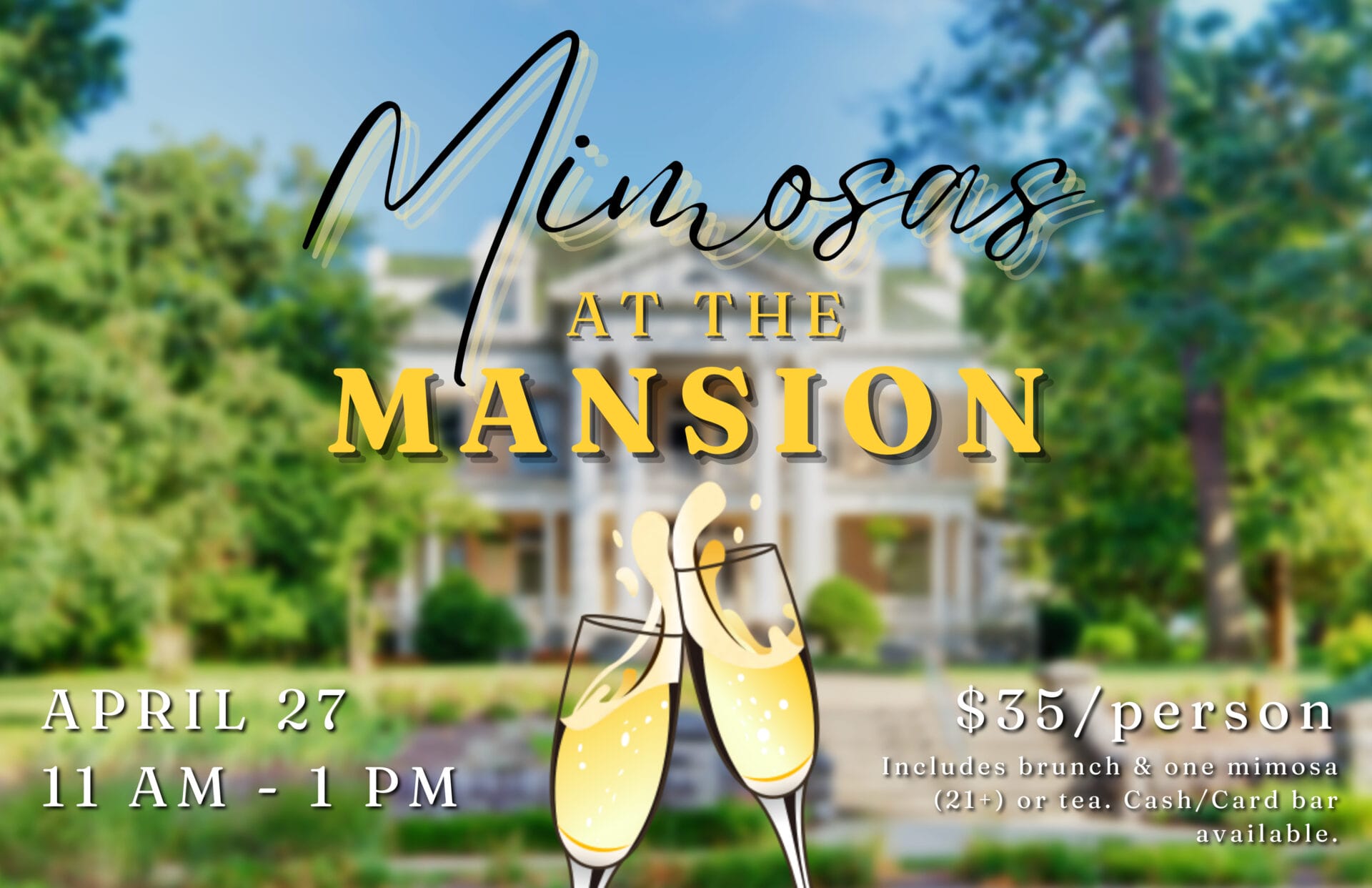 Mimosas at the Mansion 2024