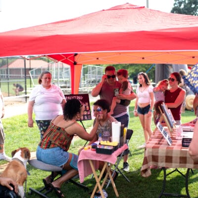 Freedom Festival and Fireworks Roanoke Facepainting at Freedom Festival in Roanoke