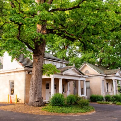 Historic buildings at Mountain View Park.