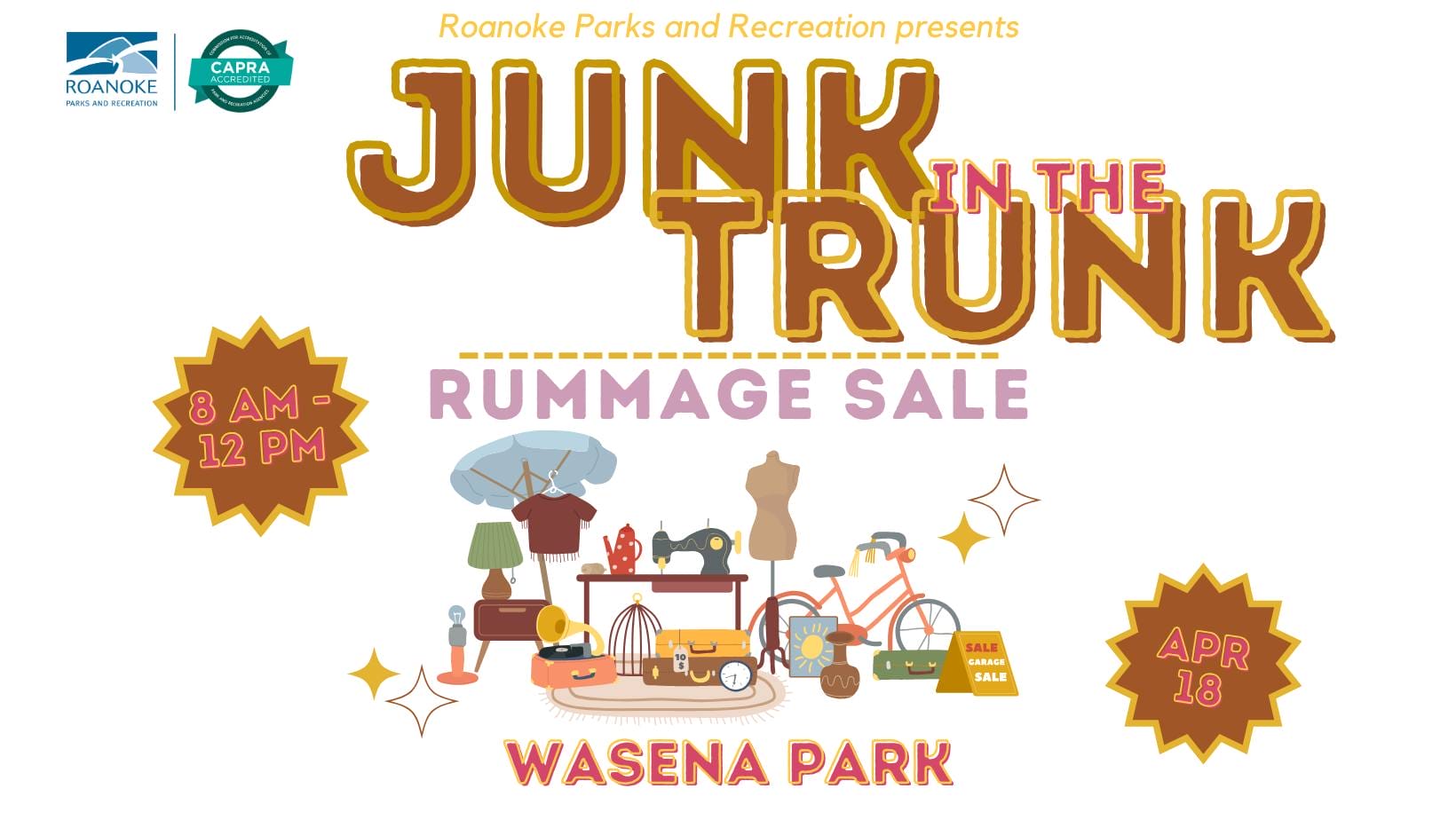 Junk In The Trunk Rummage Sale
