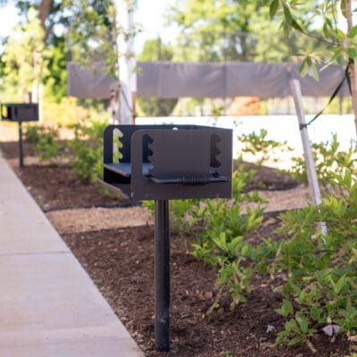 Grills beside Eureka Park shelter EurekaRec06.26 244