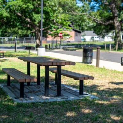 Picnic Tables and grill by Eureka Park playground EurekaRec06.26 247