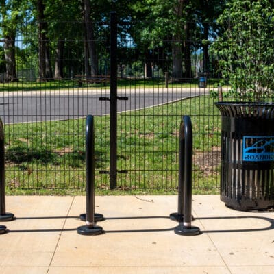 Bike Rack and trash can EurekaRec06.26 250