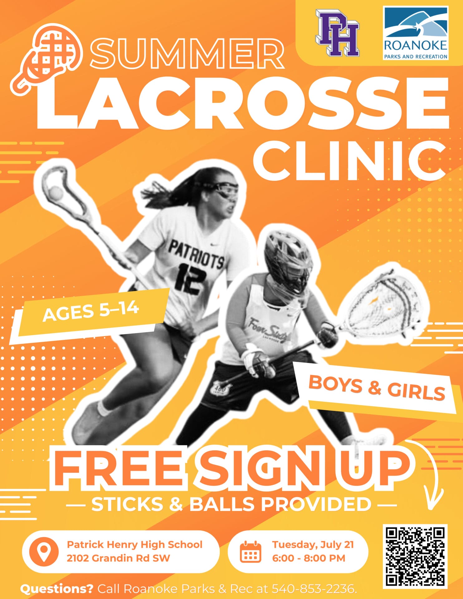 Lacrosse Clinic 2026 Flyer